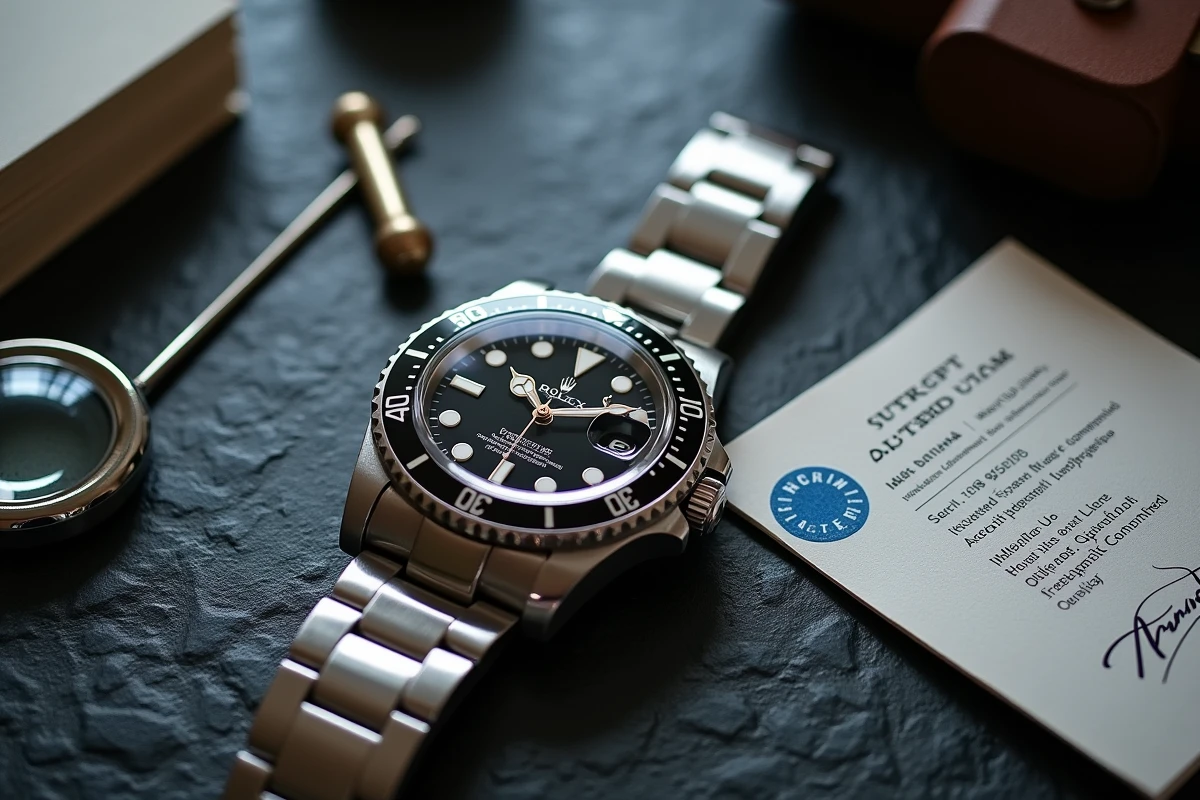 Montre Rolex avec certificat de garantie et documents d'achat, conseils pour protéger son investissement horloger