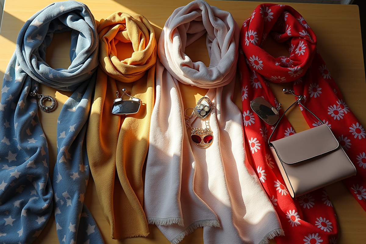 foulard élégant